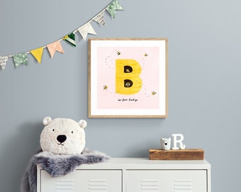 Sweet as Can BEE Bee Printables Bee Baby Nursery Yellow - Etsy