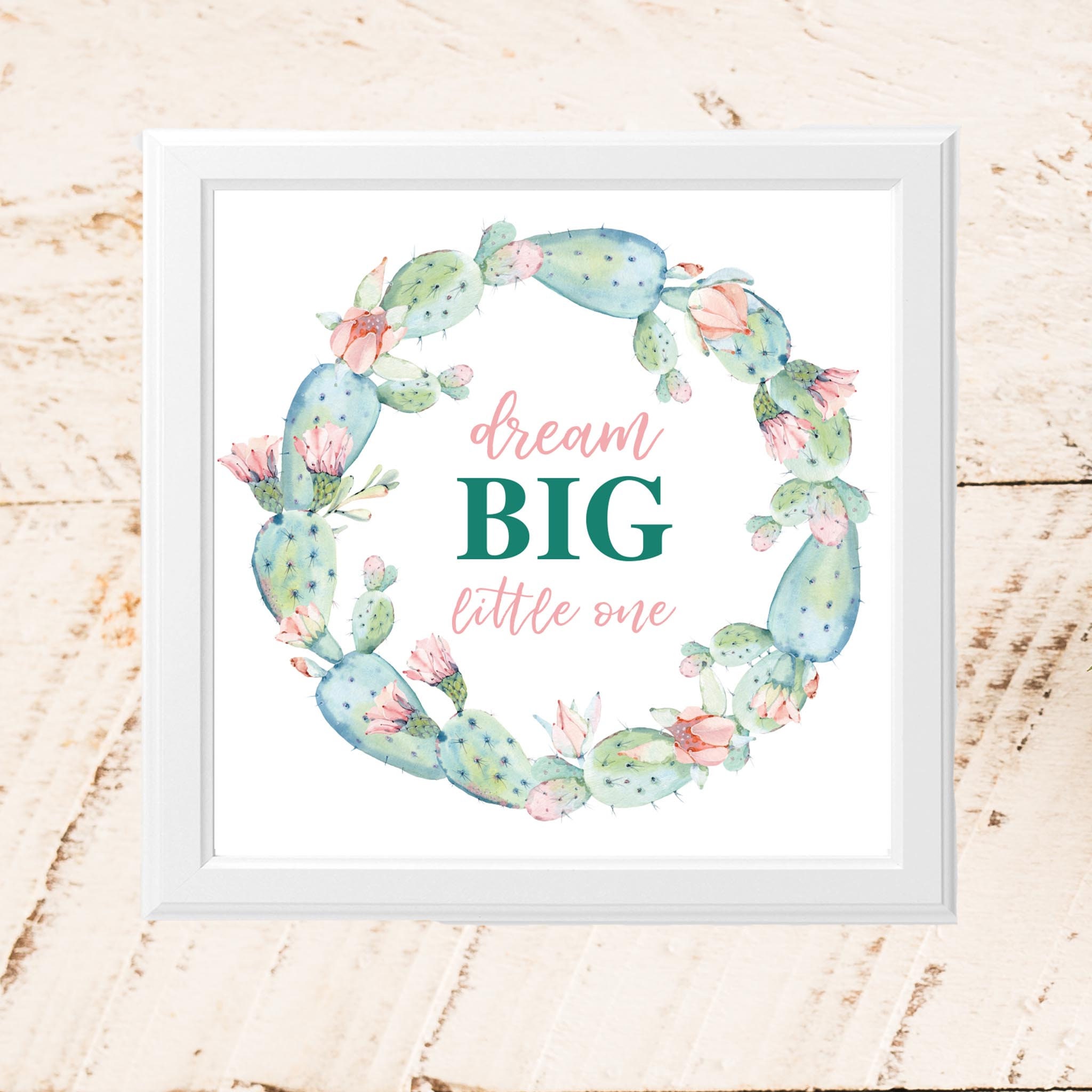 Printable Cactus Nursery Art Set of 6 - Etsy