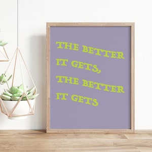 Positive Quotes Artwork, Colorful Quotes Wall Art, Motivational Quotes, Digital Art Prints, Inspirational Art, Life Coach, Instant Download image 1
