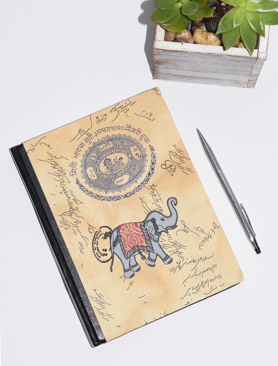 Hardcover Journal Eco Friendly Notebook Sketchbook Hindi Etsy