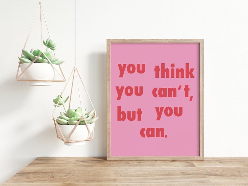 Positive Phrases, Colorful Sayings, Wall Art, Motivational Quote, Digital Art Prints, Inspirational Art, Life Coach Quotes, Spiritual Quotes image 1