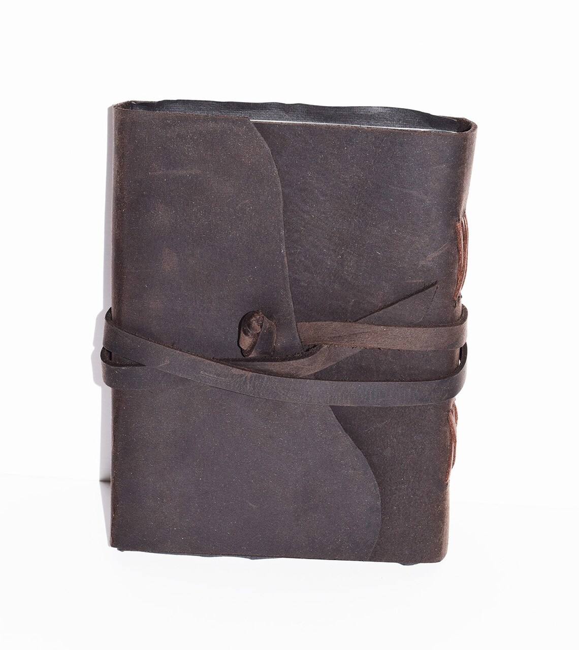 Handmade Paper Leather Journal Recycled Paper Notebook 5x7 Etsy