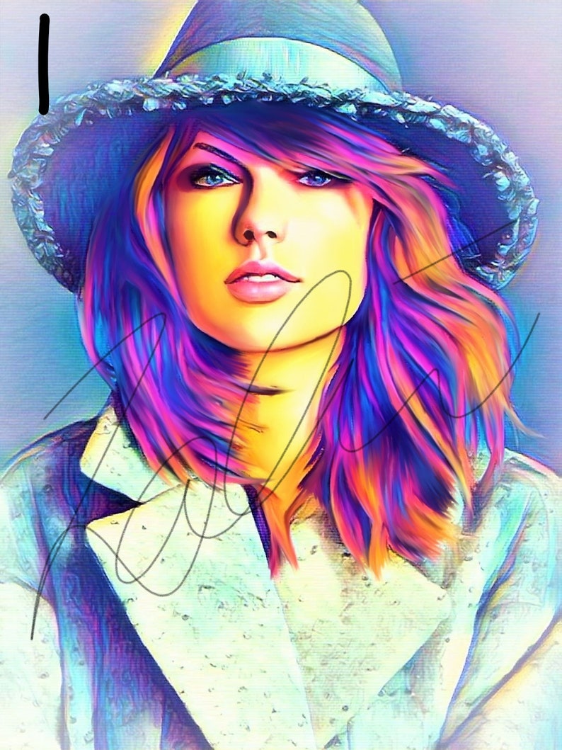 Taylor Swift Abstract Drawing Print Wall Art Painting Hand Drawn Coloured Pencil Illustration Portrait Pop Art 9 Choices Swiftabstract Taylor Swift Abstract Drawing Print Wall Art Painting Hand Drawn Coloured Pencil Illustration Portrait Pop Art 9 Choices Swiftabstract