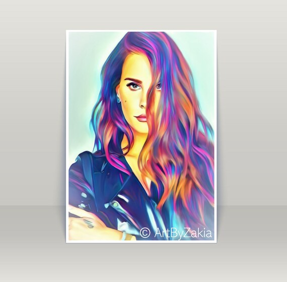 LANA DEL REY POSTER PRINT A5..A4..A3 OPTIONS