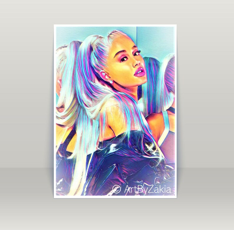 Ariana Grande Framed CANVAS ART PRINT A0 A1 A2 A3 A4 Sizes
