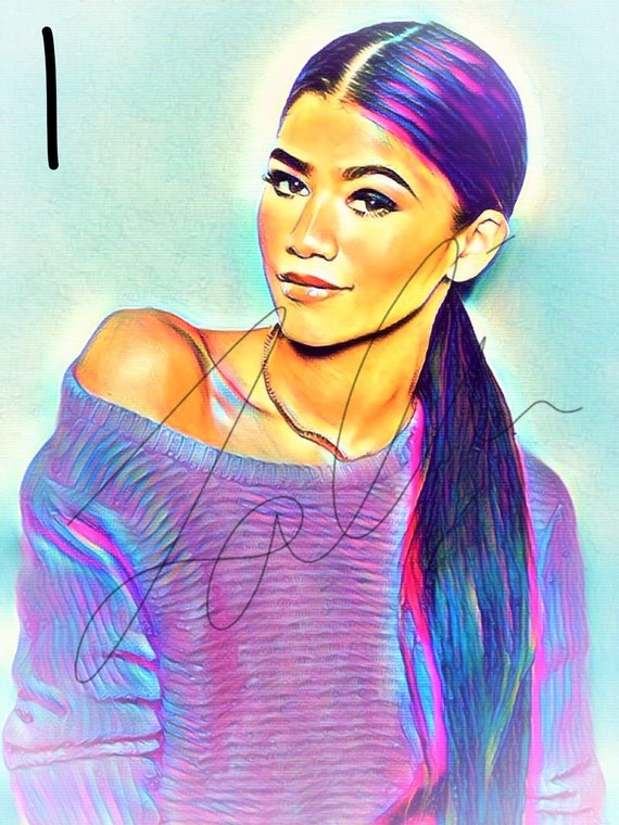 Superb Quality The Greatest Showman Zendaya photo print poster pre signed