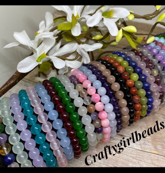 Etsy shop gemstone bracelets
