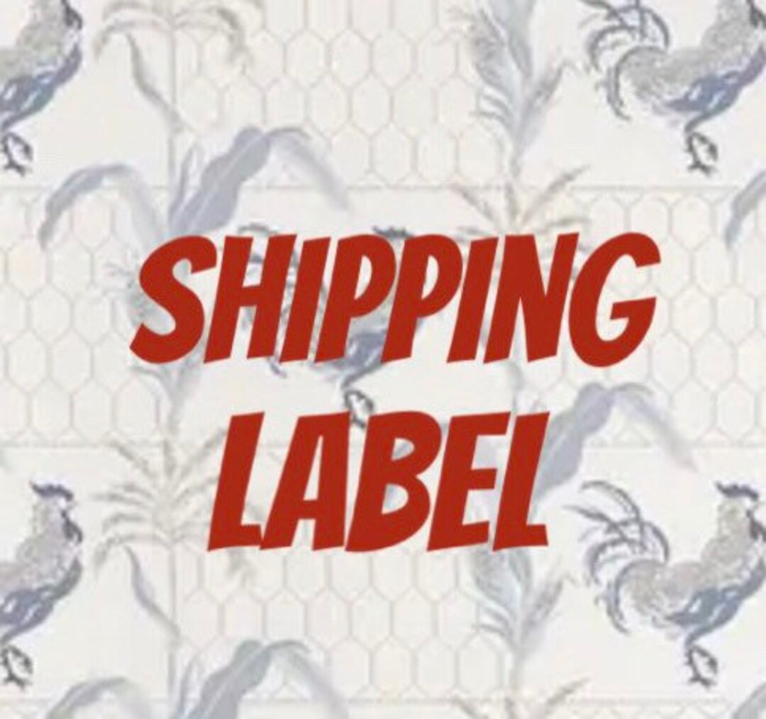 Shipping Label Etsy