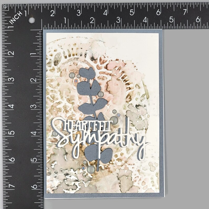 Heartfelt Sympathy Those We Hold Closely In Our Hearts Truly Never Leave Us Handmade Floral Themed Bereavement Card 230227 image 9