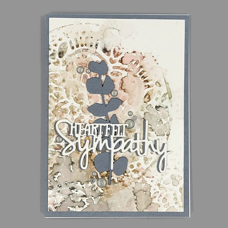 Heartfelt Sympathy Those We Hold Closely In Our Hearts Truly Never Leave Us Handmade Floral Themed Bereavement Card 230227 image 2