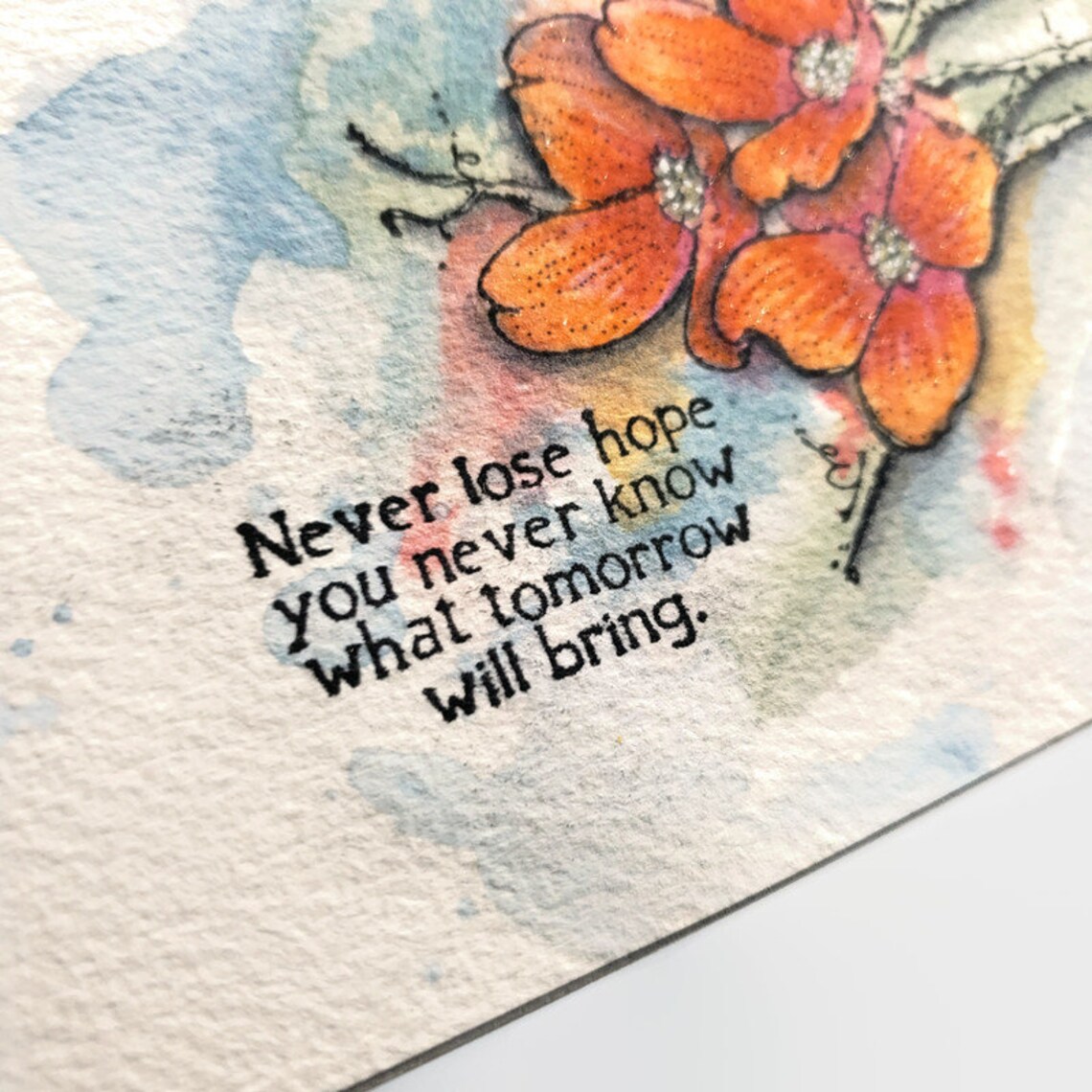 Never Lose Hope You Never Know What Tomorrow Will Bring Etsy