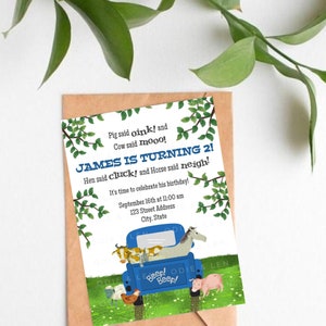 BIRTHDAY INVITATION | Little Blue Truck