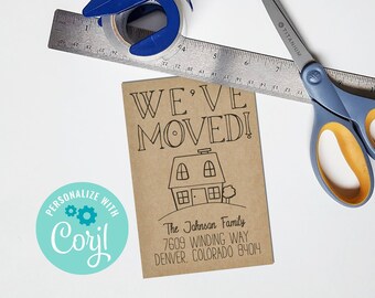 Moving Announcement Printable Etsy