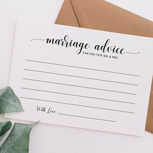 Ehe Beratung Karte druckbare, Brautparty Spiel, druckbare Vorlage, Download, rustikale Hochzeit DIY, bearbeitbare Vorlage, für das Paar