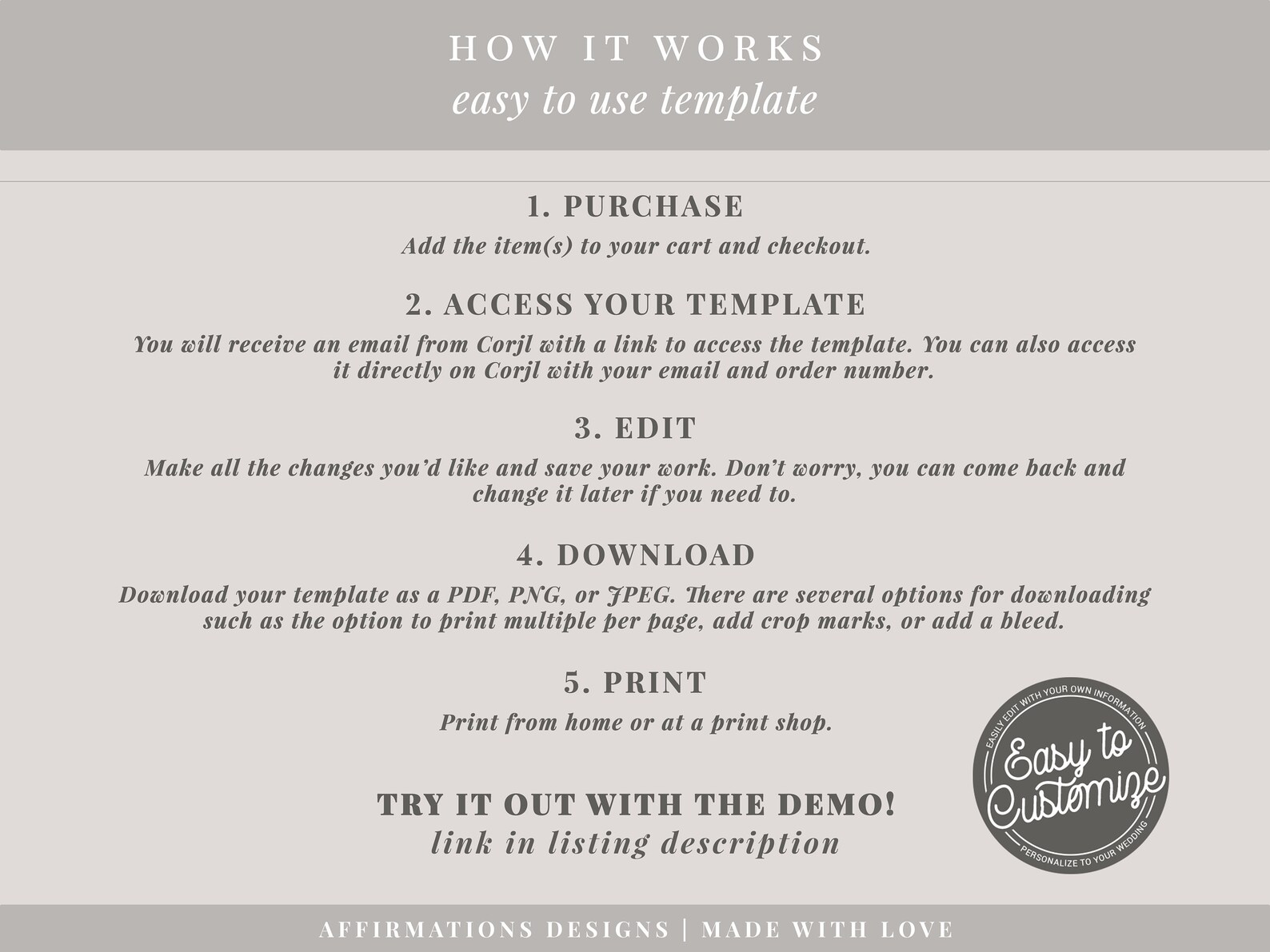 Registry Wedding Invitation Insert Printable Invitation Etsy