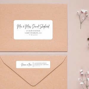 Druckbare Adressetiketten mit Umschlag, bearbeitbare Adressetikettenvorlage, druckbare Hochzeitsumschlagetiketten, Download, Hochzeit DIY, AD01