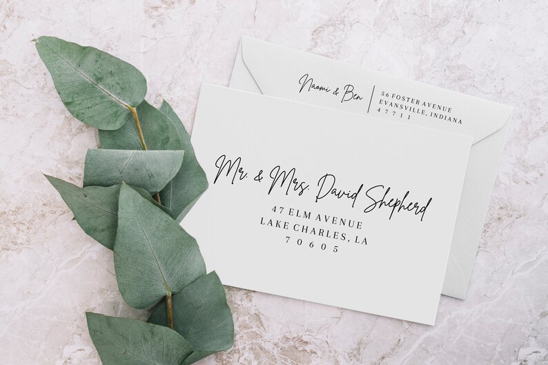 Handwritten or Calligraphy - Wedding Invites 1