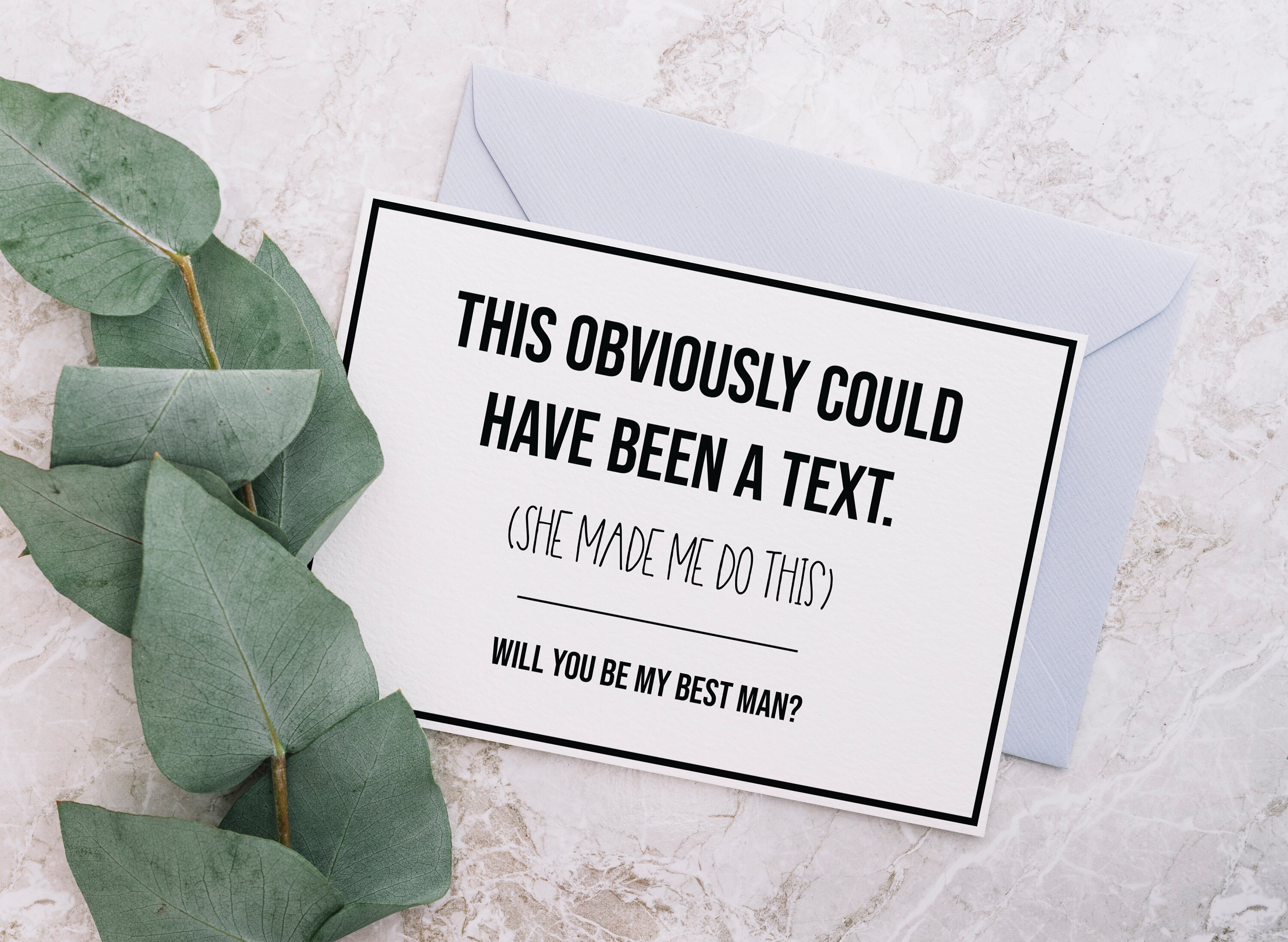 Printable Funny Groomsman Proposal Card This Could Have Been Etsy
