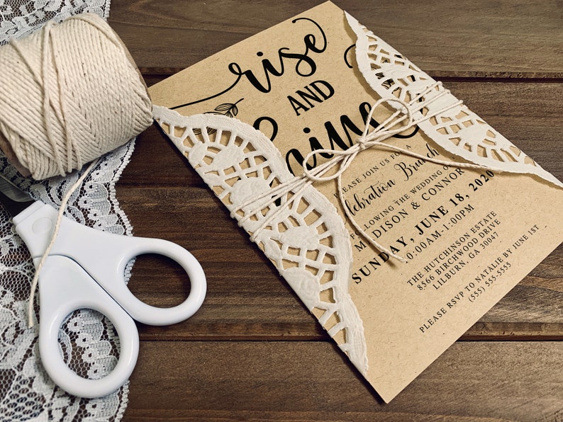 Printable Post-Wedding Brunch Invitation // Editable Wedding | Etsy