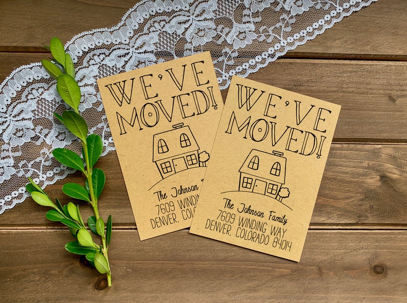 Moving Announcement Printable Template Editable Moving - Etsy