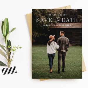 Photo Save the Date Printable Template Editable Save the Date | Etsy