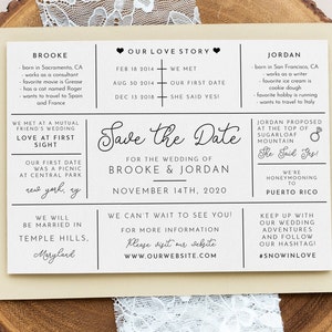 Save the Date, Printable, Editable Save the Date Template, Wedding Infographic Save the Date, Wedding DIY, Download, Invitation