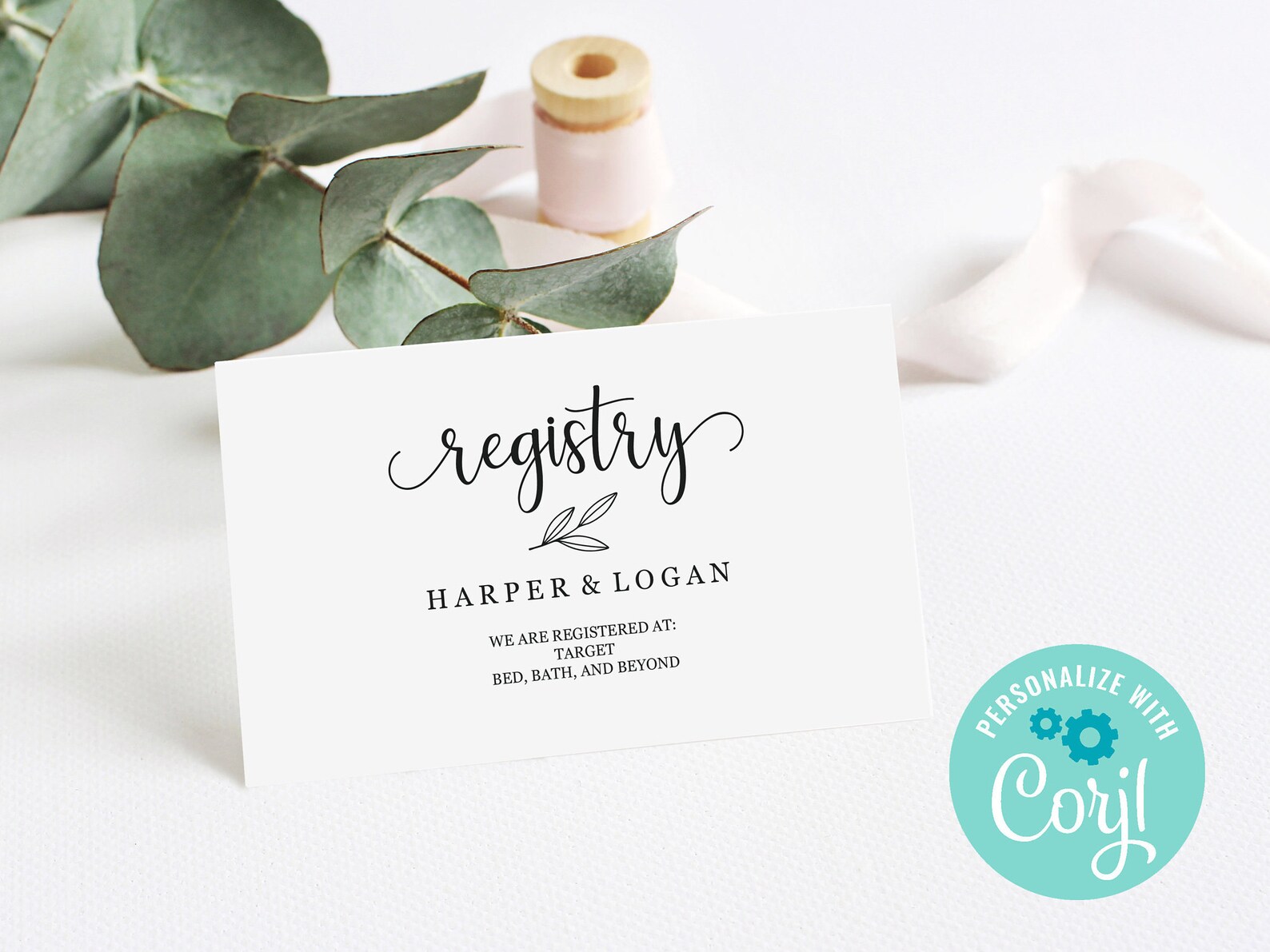 Registry Wedding Invitation Insert // Printable Invitation | Etsy