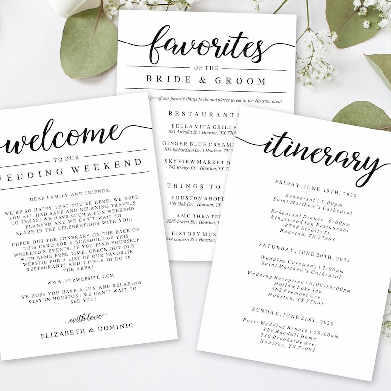 Welcome Bags Wedding - Etsy