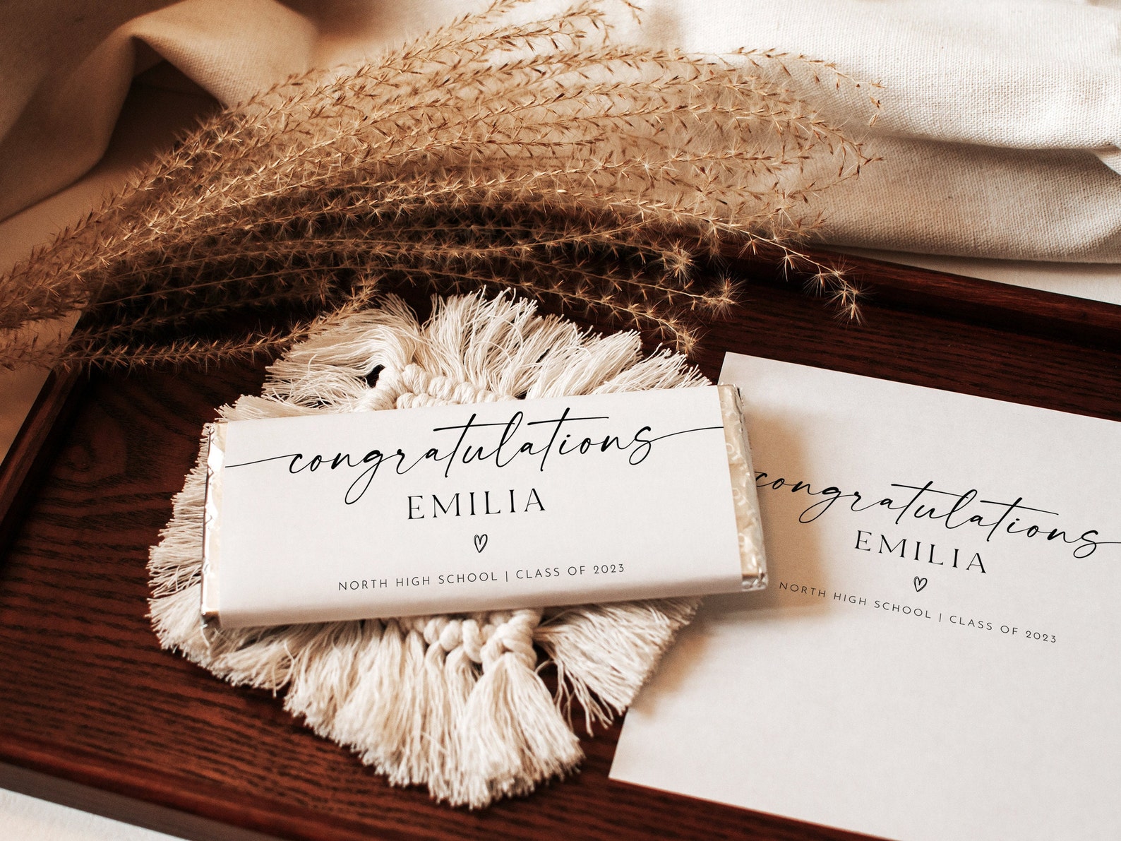 Congratulations Candy Bar Wrapper Template, Graduation Candy Bar Label ...