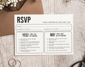 Funny RSVP Card For Wedding, Editable Wedding RSVP Template, Printable RSVP, Invitation Insert, Wedding Response Card, Instant Download