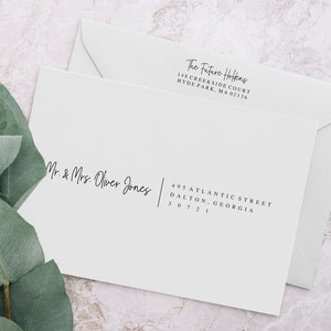 Printable Wedding Envelope Template, Editable Wedding Envelope Address Labels, Wedding DIY, Instant Download, Wedding Envelopes
