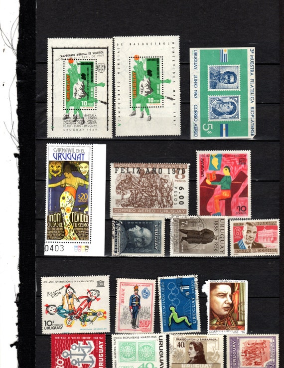 Bóveda Gran roble lobo El listado 293 es la colección de sellos de Uruguay - Etsy España