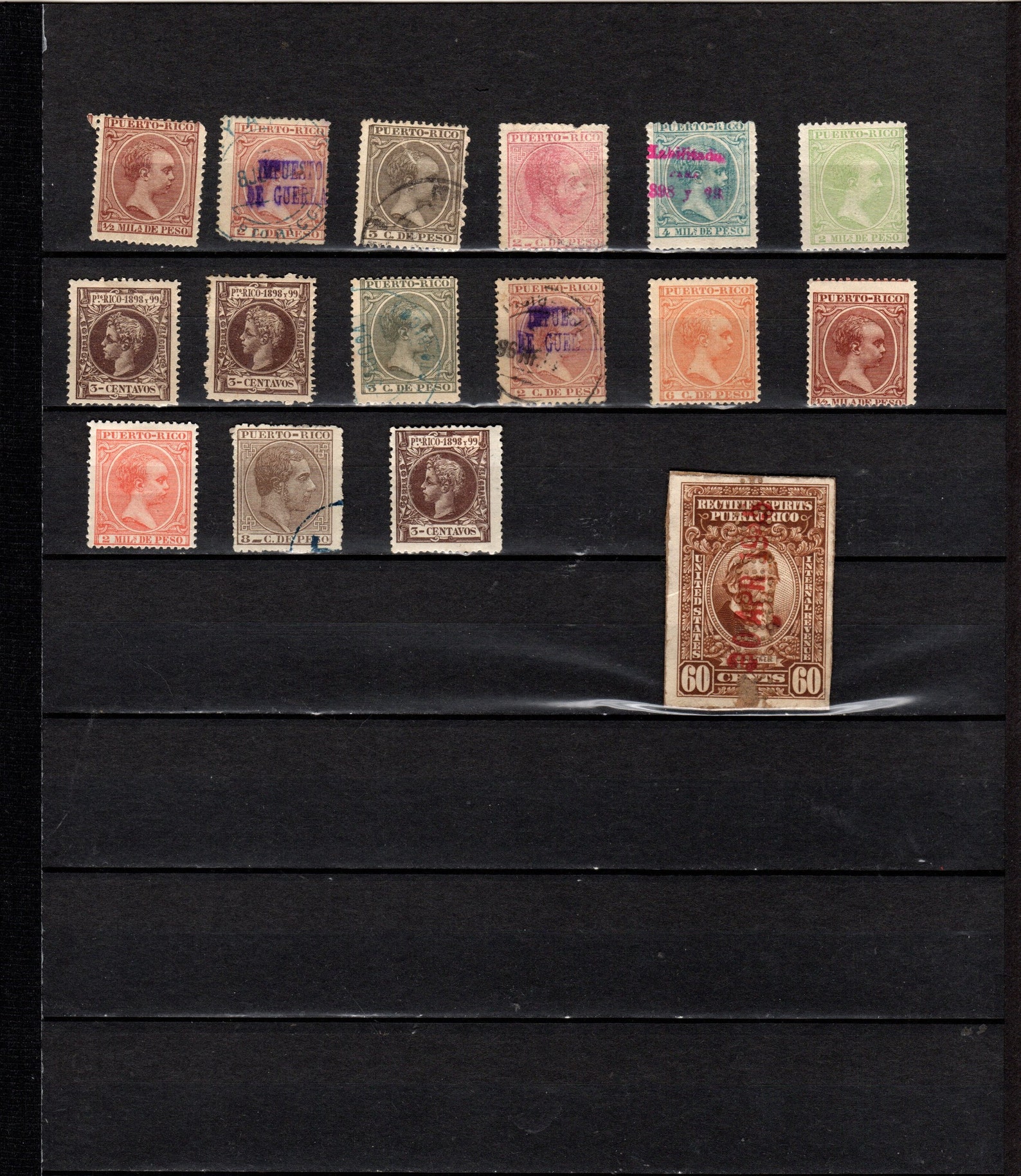 Puerto Rico stamp collection Etsy