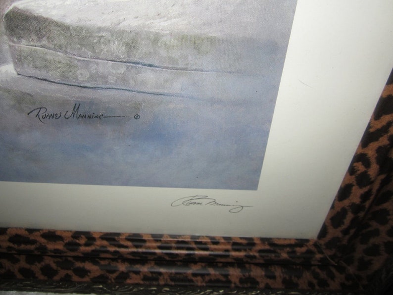 Signed Ruane Manning Limited Print Ornately Framed Etsy