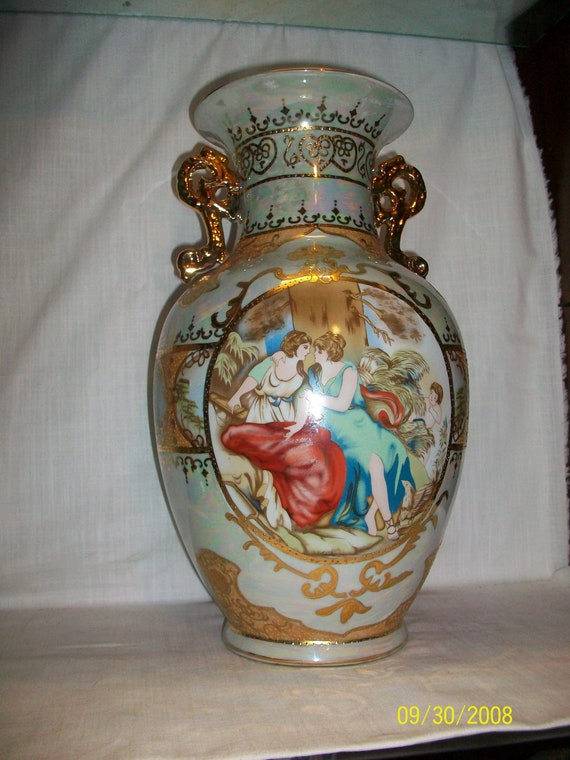 Listing 739 Is The Large Limoges Made In China Vase 14h Etsy