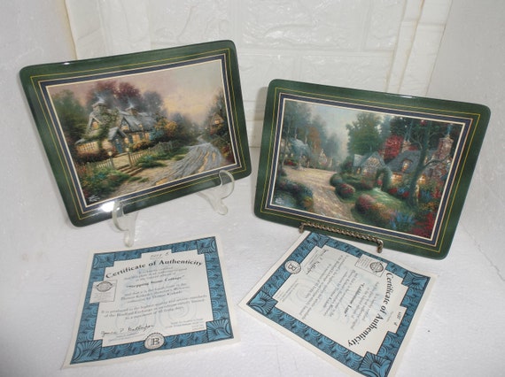 Thomas Kinkade Sweetheart Cottage 1 Music Box Free Ship USA Bradford Exchange
