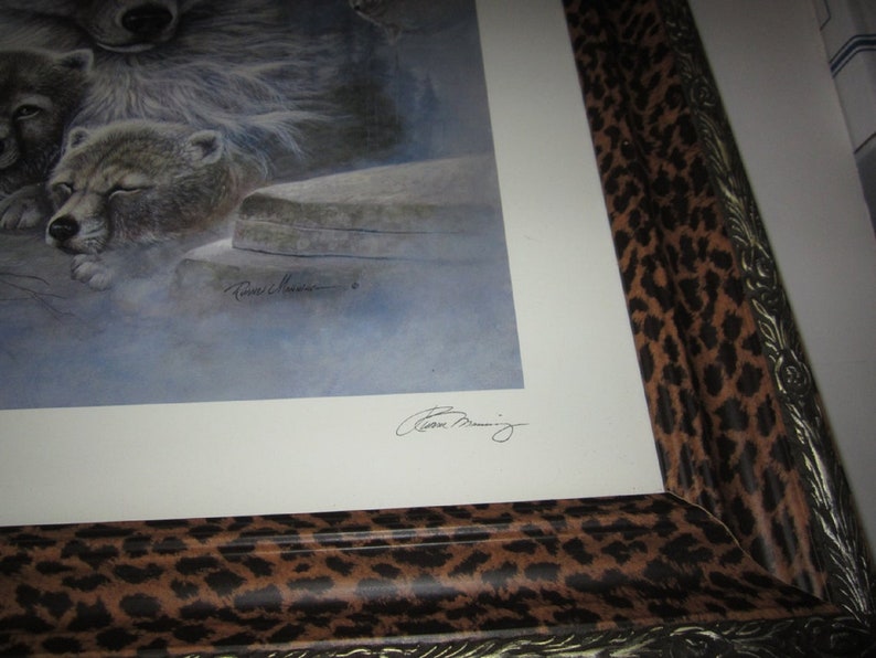 Signed Ruane Manning Limited Print Ornately Framed Etsy