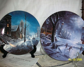 W. J. George Limited Edition Plates from the Hometown Memories Collection