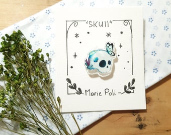 Acrylic pines "Skull"
