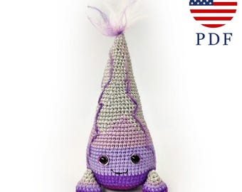 Ether the Spirit crochet pattern, Metal sprite, PDF tutorial, Elemental dragon amigurumi, Sprite crochet, Fantasy Crochet, Crochet lightning