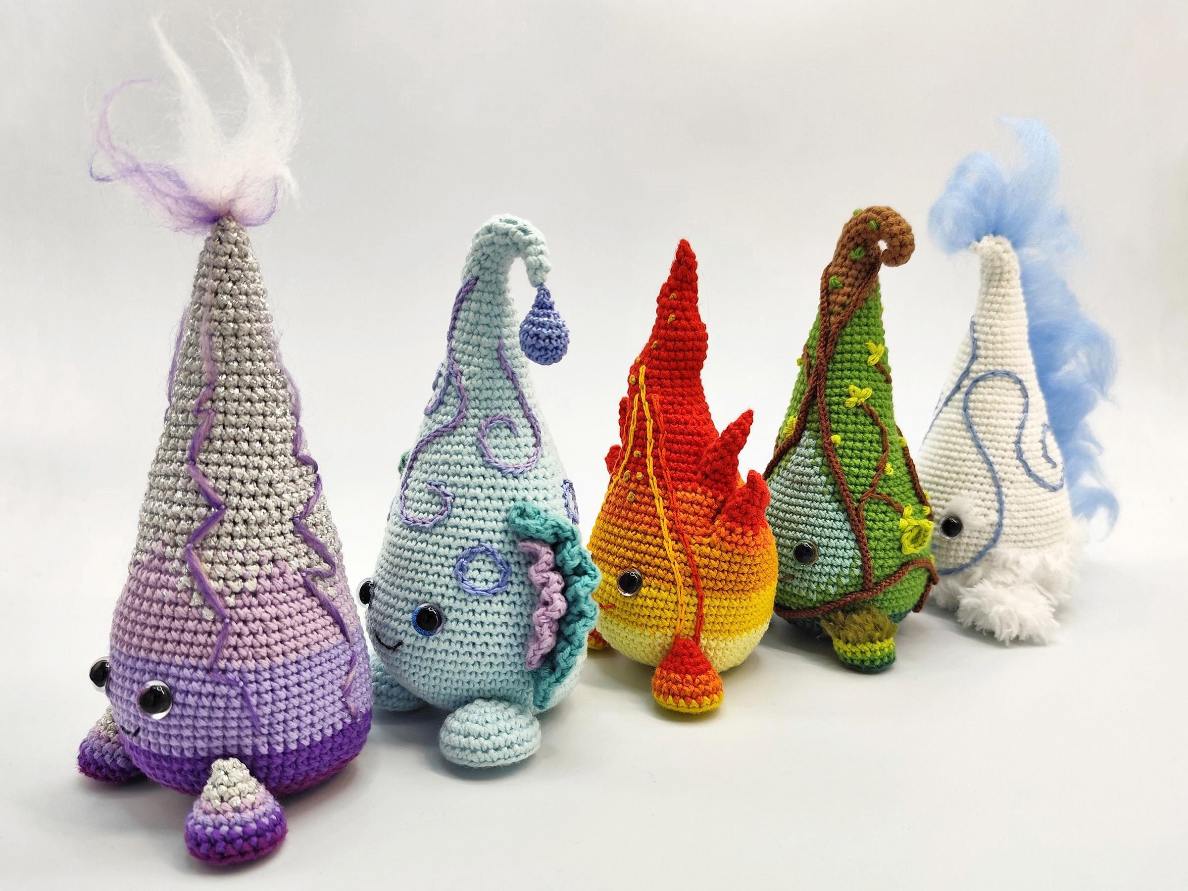 Earth Sprite Crochet Pattern, PDF Tutorial, Crochet Wood Spirit