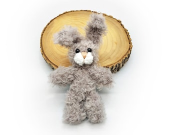 Newborn knitted bunny, Baby lovie, Newborn photography props, Baby stuffies, Fluffy toy, Plush bunny, Crochet bunny toy, Fuzzy toys