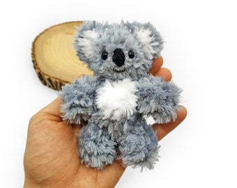 Koala photo props, Koala stuffie, Stuffed animal toy, Newborn toy, Baby lovies, Plush koala, Hand knitted toy, Fuzzy toys, Koala baby shower