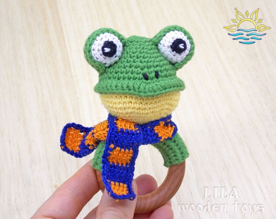 frog teether