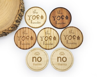 Custom yoga consent chips, Christmas gift, VIP Yoga teacher gift, Assistance and Adjustment Permission Cards, Wooden card, Yoga studio decor