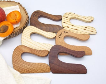 Cuchillo para niños pequeños, Cuchillo de madera seguro para niños, Cocinar con niños, Picador de verduras para niños, Juegos de cocina