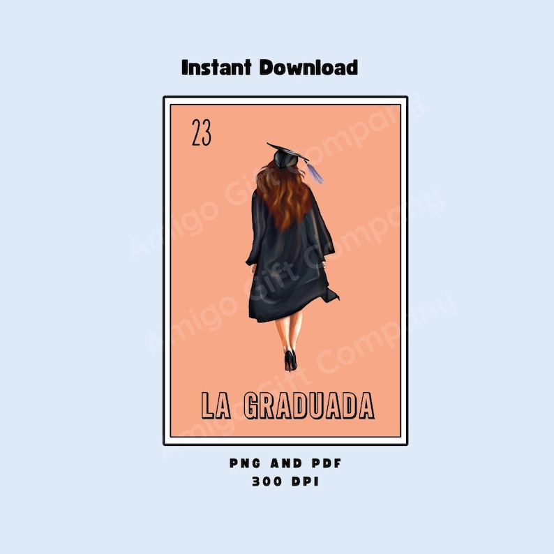 La Graduada Loteria Printable