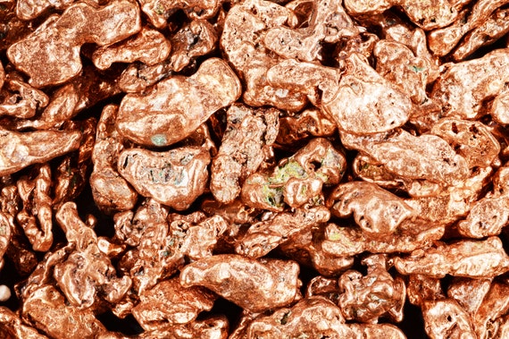 Copper Nugget 1" 1/2 - 1 Oz For Wire Wrap Tumbled Natural Healing Crystals and Stones Raw Pure Native Metal Specimen Reiki Healing