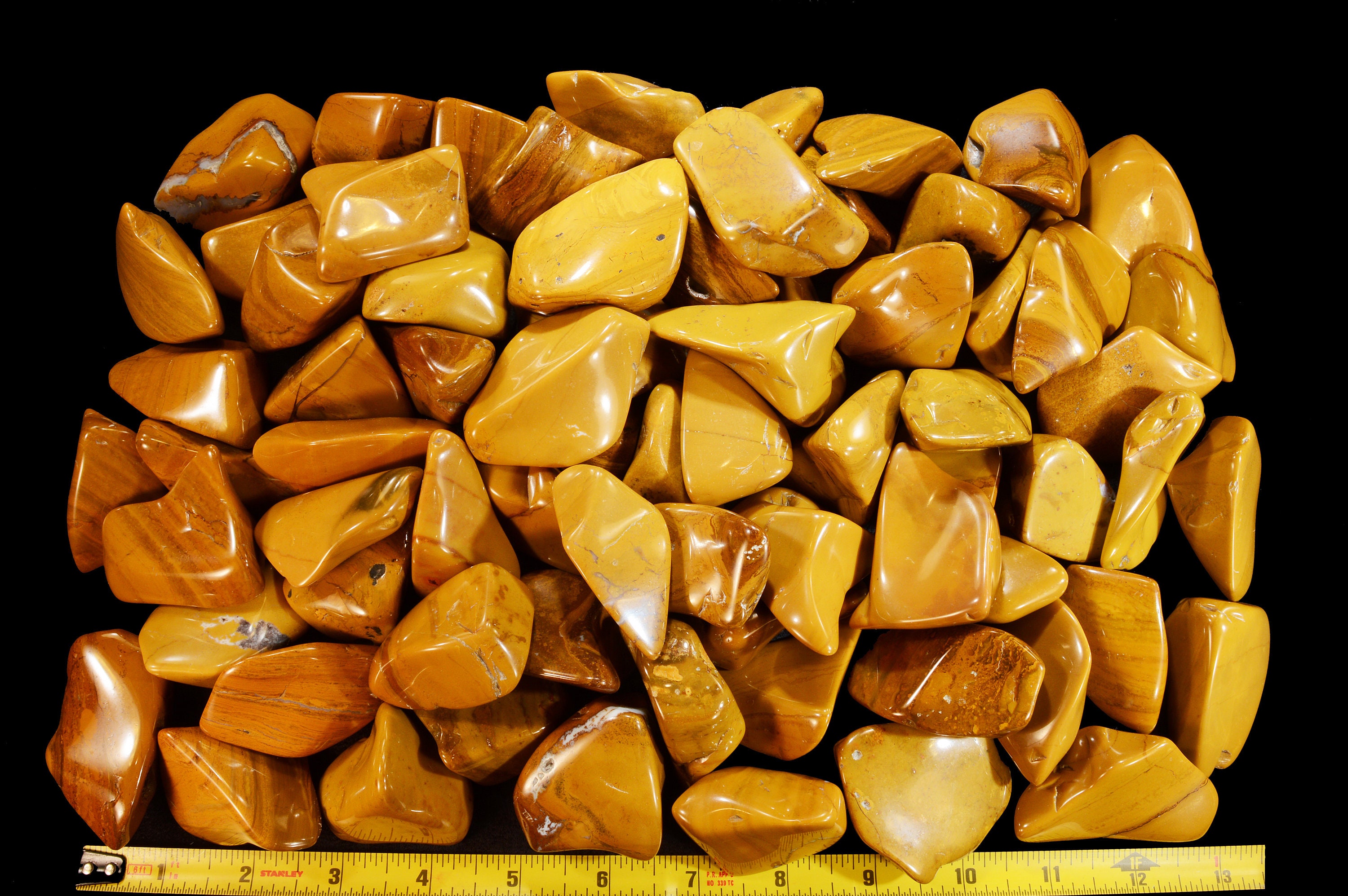 Mustard Yellow Jasper Crystal 1 Inch Tumbled Polished Rock Mustard Yellow Jasper Crystal 1 Inch Tumbled Polished Rock