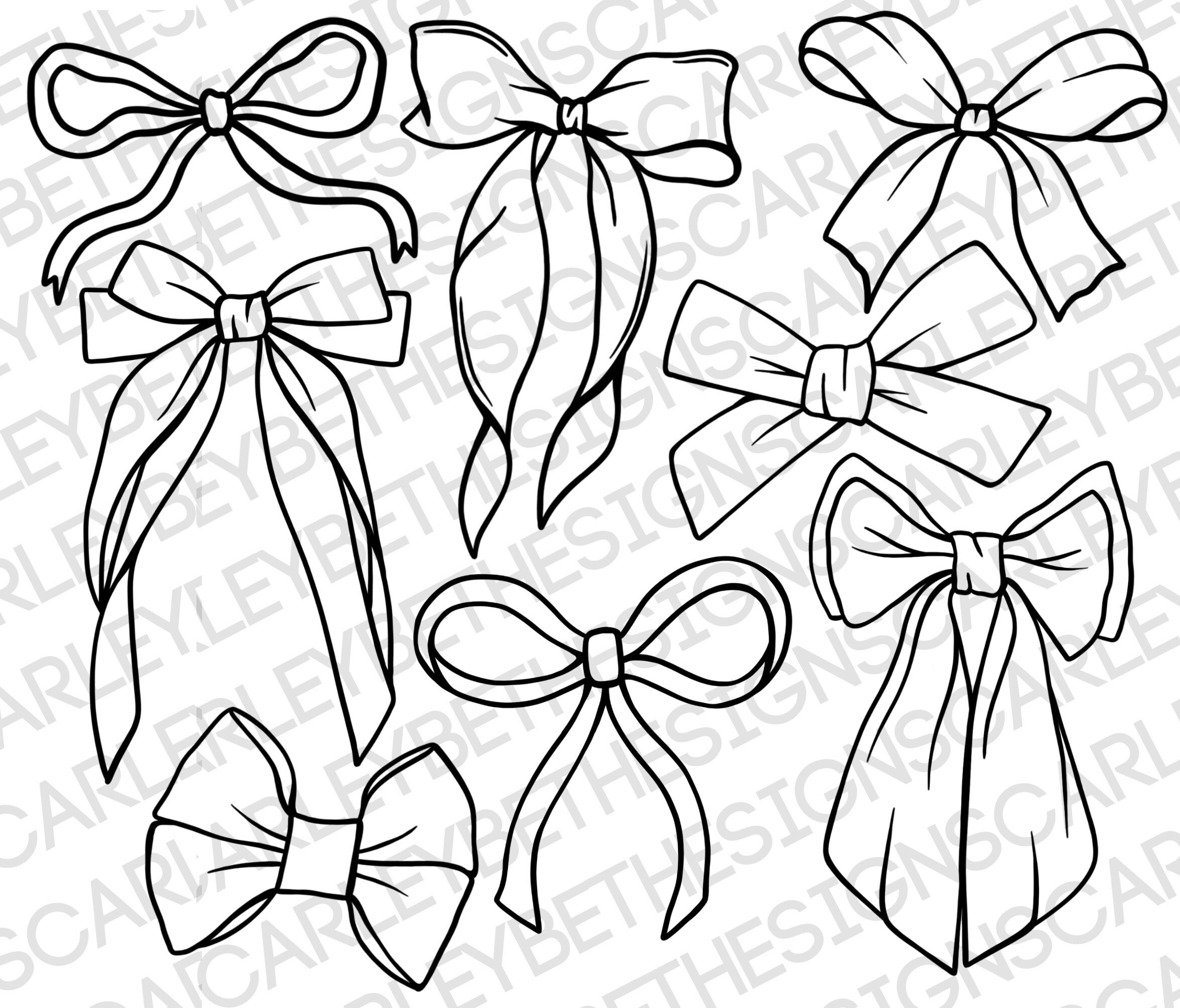 Bow PNG File | Digital Download - Etsy